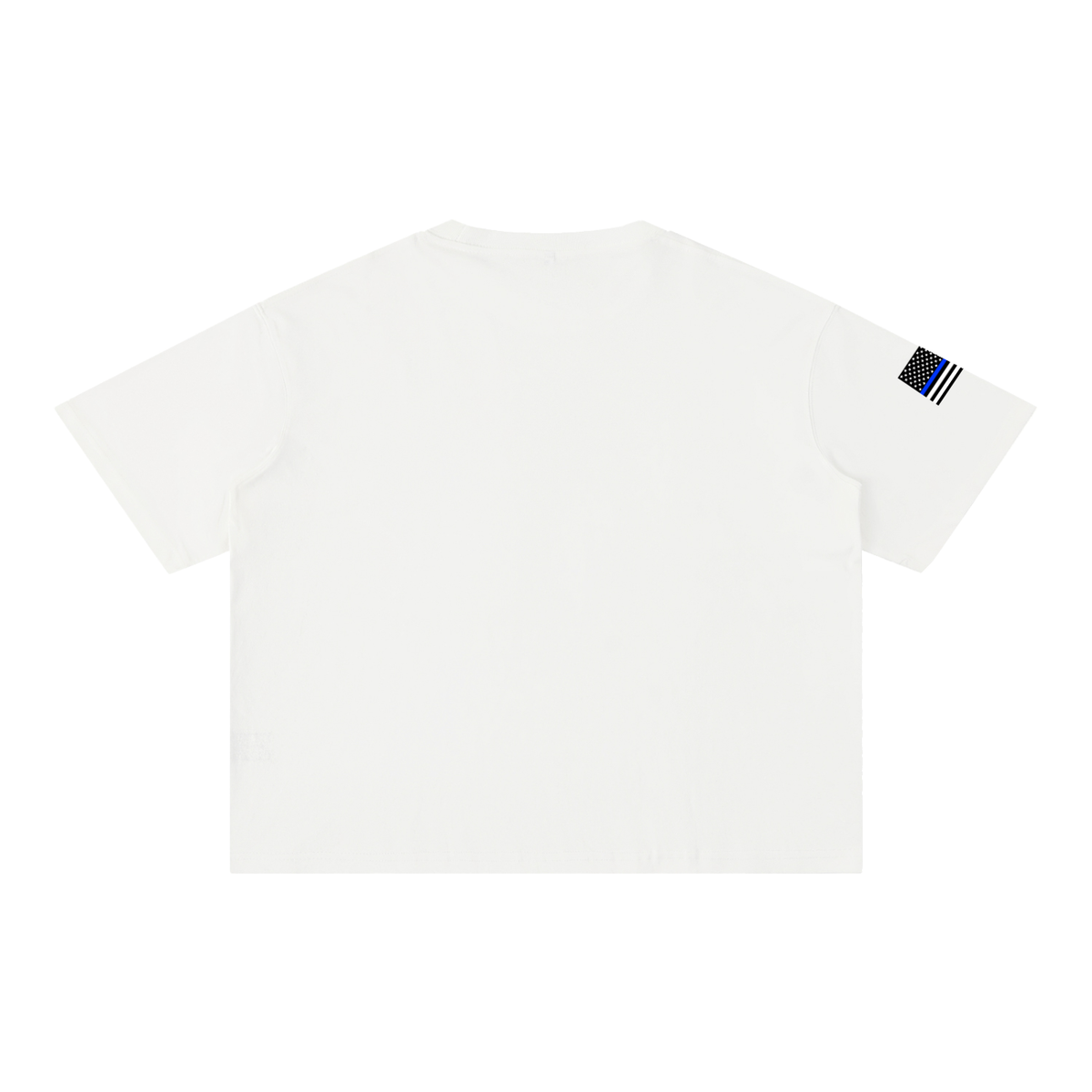 Suspended Call Your Mama boxy white tee, alternate view