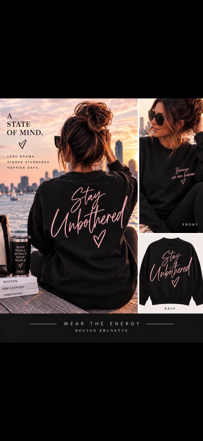 Stay Unbothered Oversized Sweatshirt