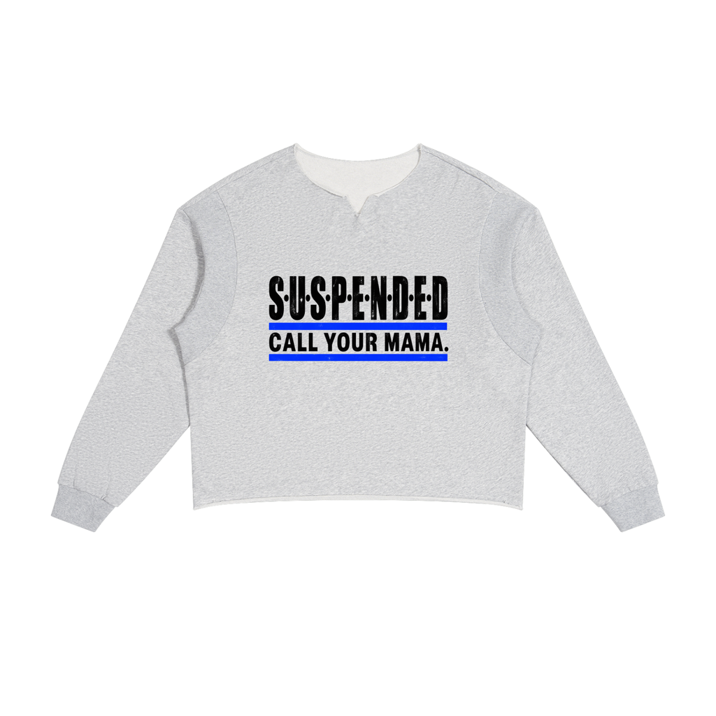 State Trooper Call Your Mama sweatshirt in flower gray