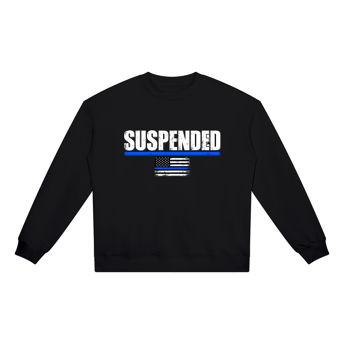 Suspended Call Your Mama crewneck sweatshirt in black