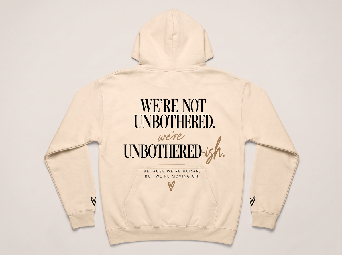 Stay Unbothered-ish Signature Hoodie Champagne - Back